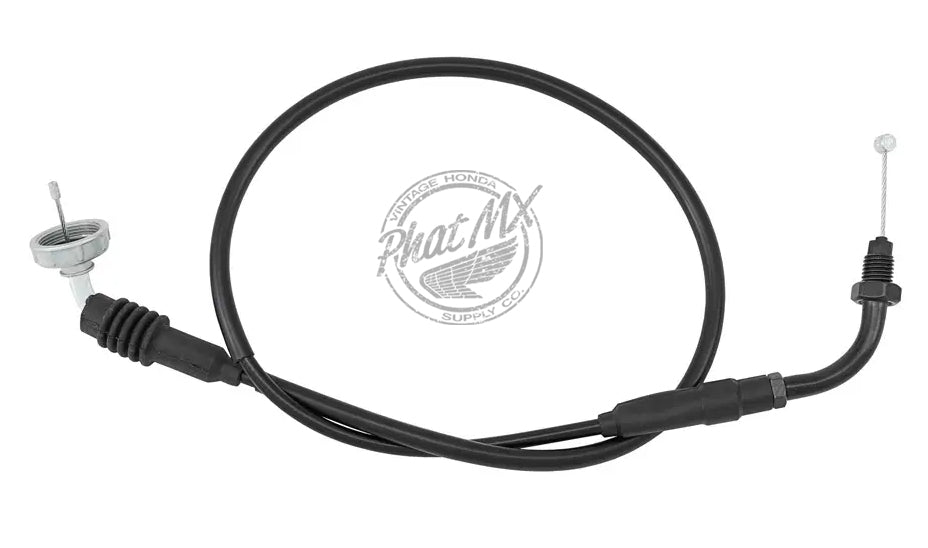 (temp sold out) Extended Throttle Cable +4" 1986+
