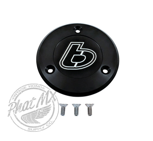 TBparts KLX110 Billet Ignition Case Cover Black 2002-2009