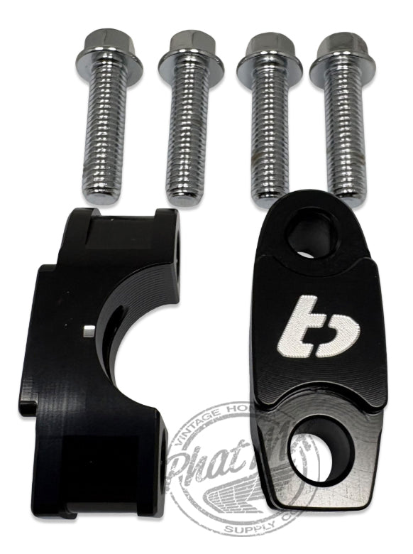 KLX110 & KLX140 Handle Bar Clamp Kit Black