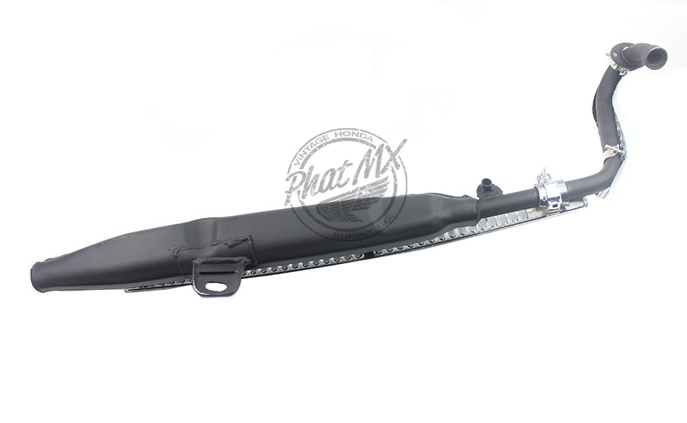 CT70 Reproduction Chrome & Black Exhaust #27