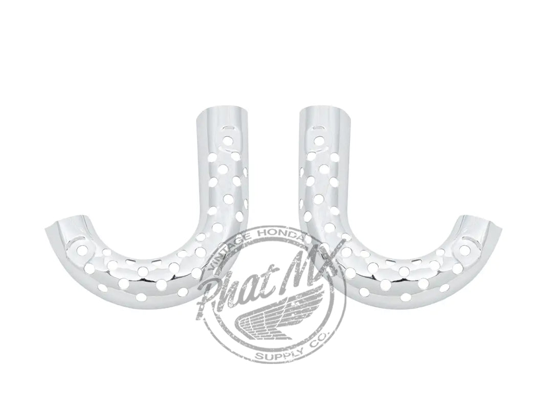 Z50 1972-1978 Lower Muffler Guards Chrome