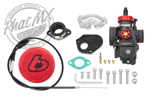 26mm Carb Kit Honda V2 Heads & 140cc + Chinese Motors