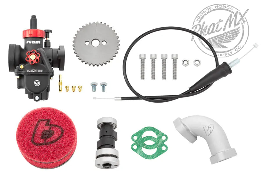 KLX110 2017+ 22mm Nibbi Carb & Stage 2 Cam Kit