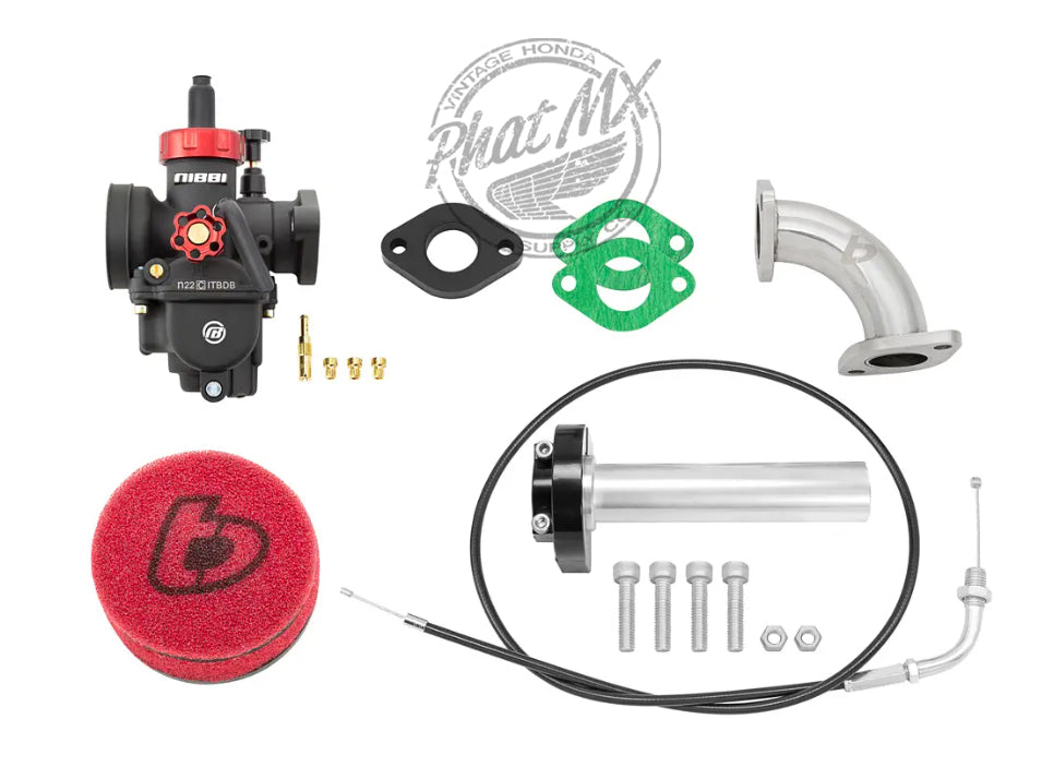 TTR110 Nibbi Carb Kit 22mm + Throttle