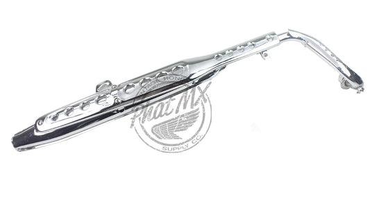 (temp sold out) CT70 Reproduction Chrome Exhaust #6