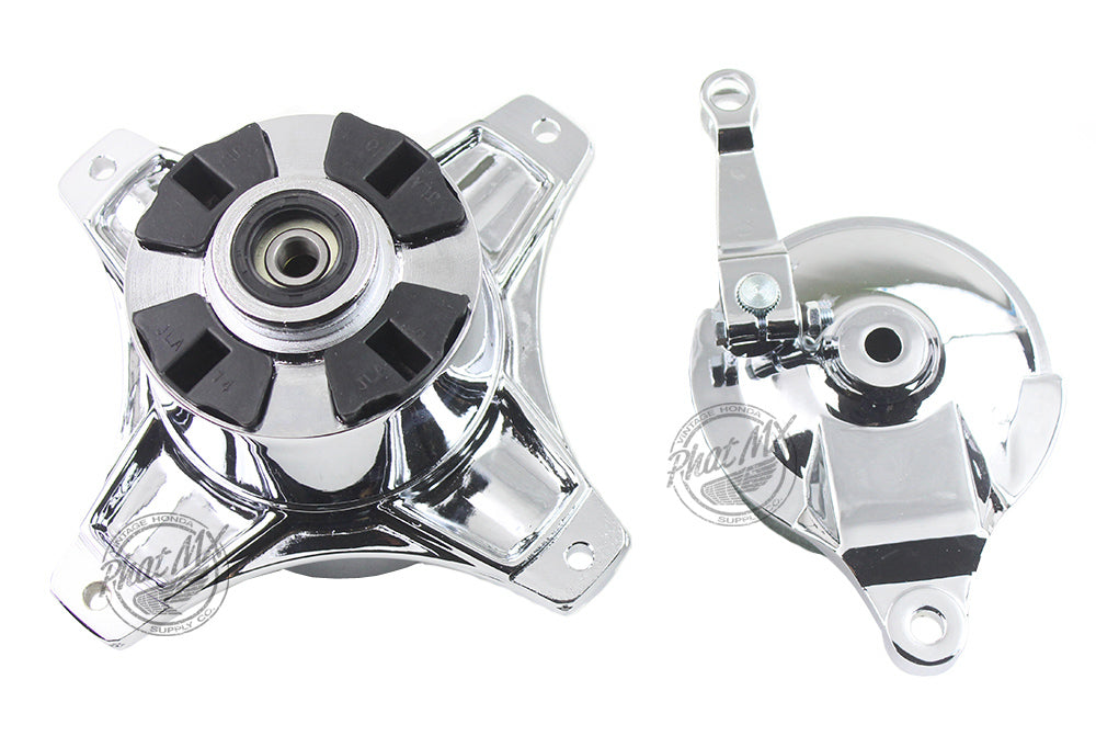 CT70 Chrome Hub Set (F&R)