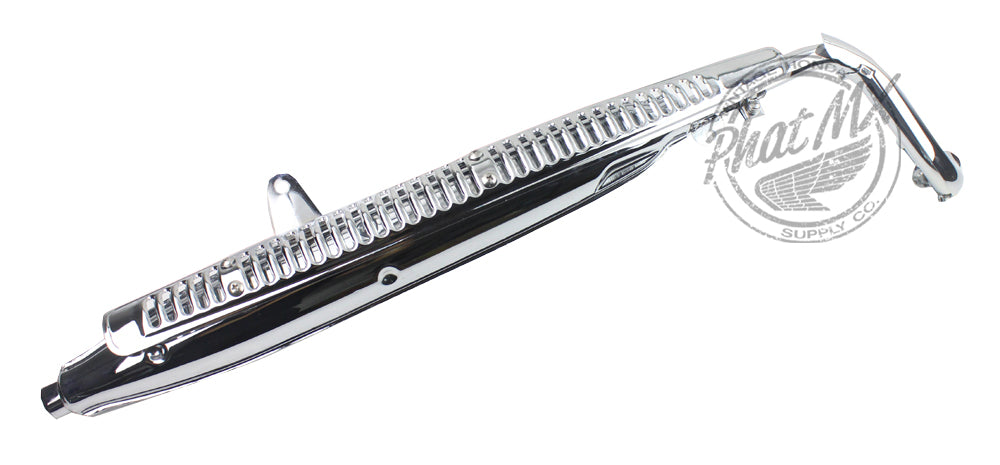 CT70 Chrome Reproduction Muffler (1969-71)