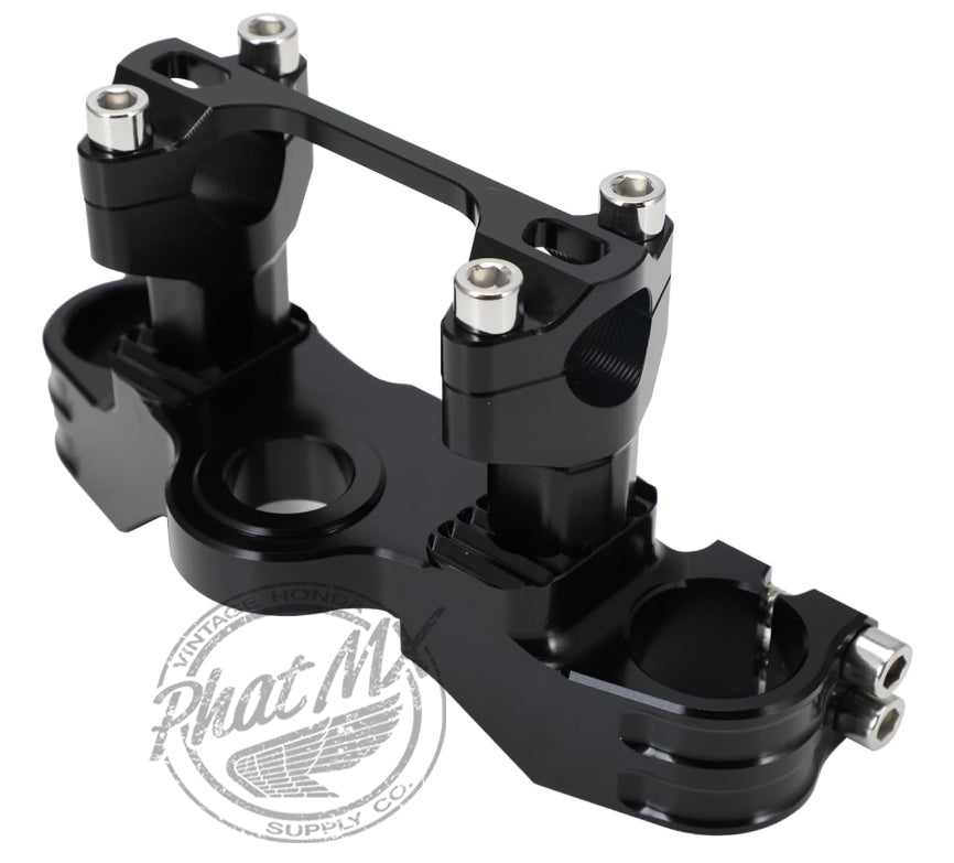 Black PMX KLX110 Aluminum Top Triple Clamp