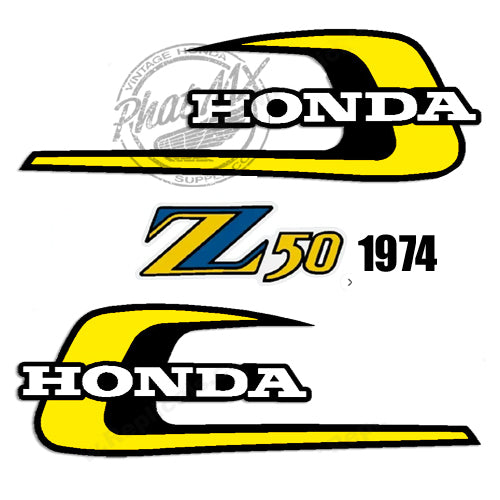 Z50 1972-1978 Tank Decals or Side Decals (not a kit)