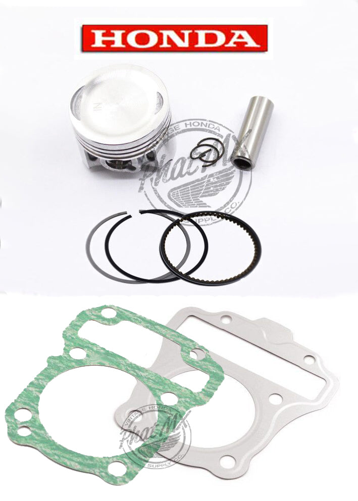 OUMURS Top End Rebuild Kit For Honda CRF70F (2004-2009, 2011-12) & More - Cylinder, Piston, Gaskets
