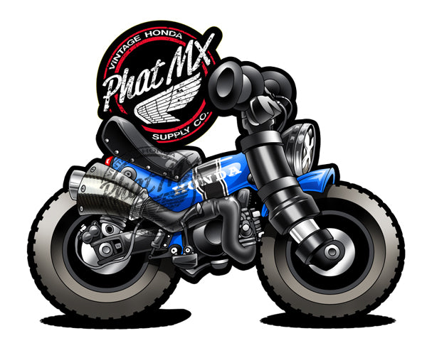 Blue Honda CT70 Decal / Stickers