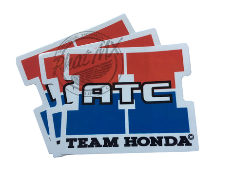 Team Honda ATC Decals