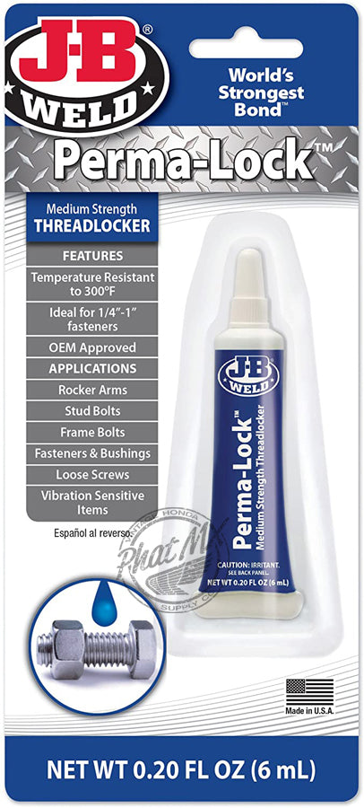 (temp sold out) JB Weld Perma Lock Blue
