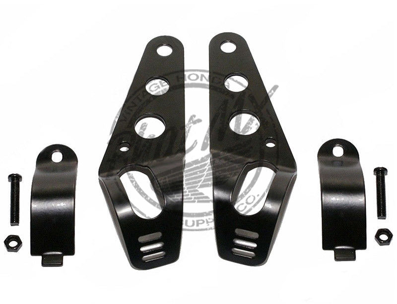 12V LED Black Metal Headlight Kit