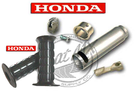 Honda NT 650 Hawk Griffgummis Griffgummi Griffe Set L/R Handlebar Rubber Grips E - Foto 2