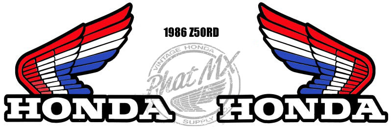 Z50R 1979-1987 Tank Decals