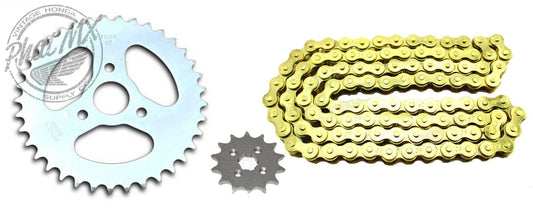 (temp sold out) Z50 Sprocket Set Gold Chain