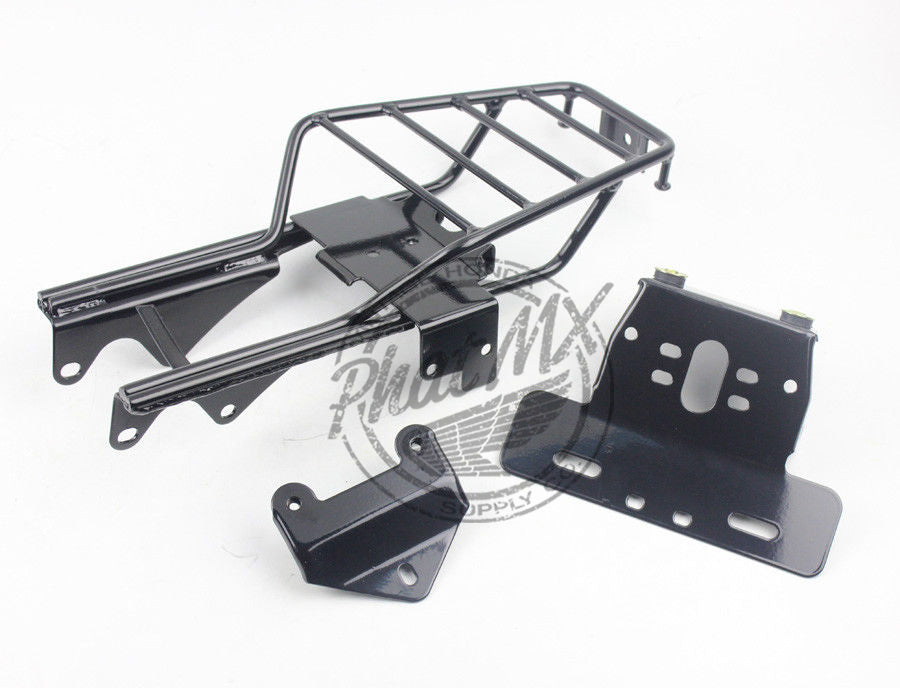 Black Rear Carrier Rack Honda Z50