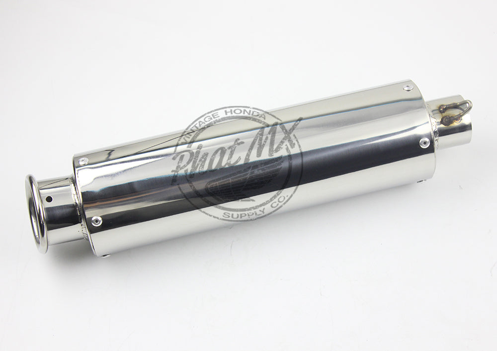 (temp sold out) High Swept Stainless Straight Exhaust #12