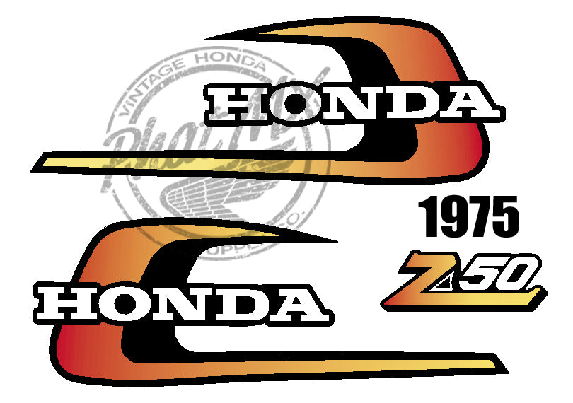 Z50 1972-1978 Tank Decals or Side Decals (not a kit)