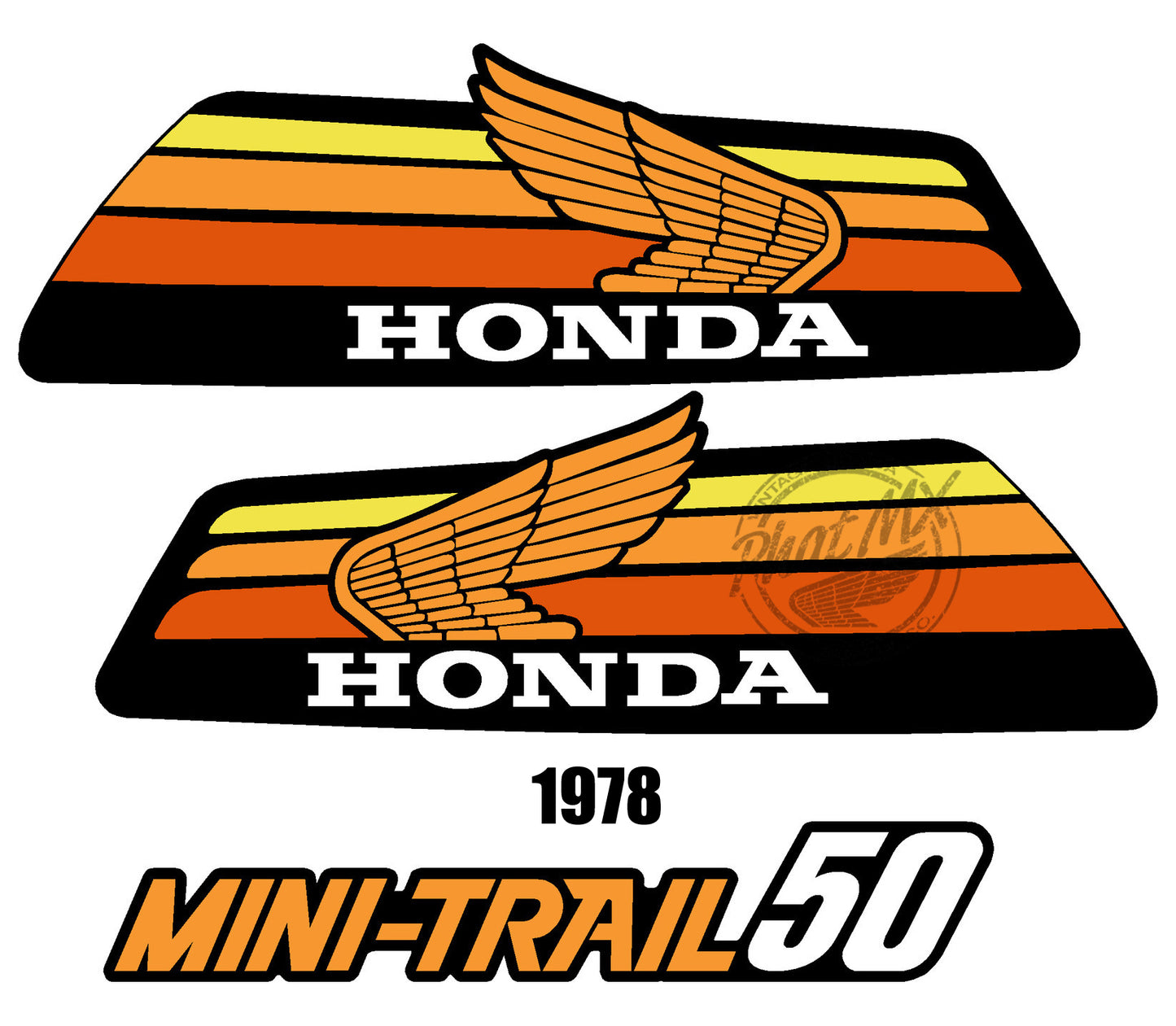 Z50 1972-1978 Tank Decals or Side Decals (not a kit)