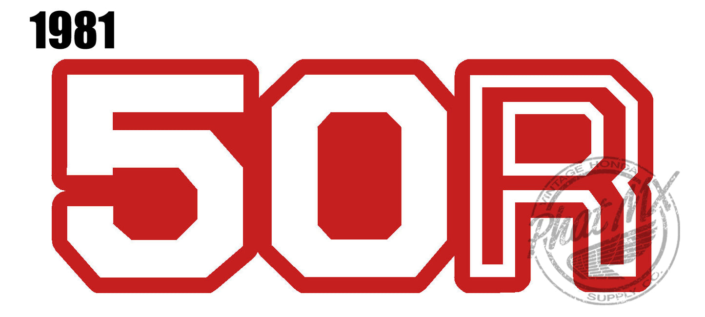 Z50R 1979-1987 Side Decals (each)