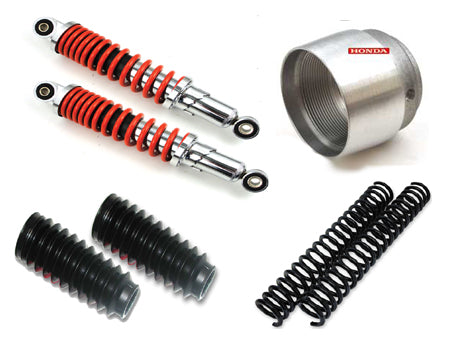 Honda Z50 shocks springs caps and boots not available at hondamini