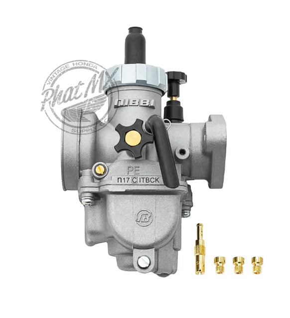 Nibbi PE17FL, Silver – 17mm Performance Carburetor