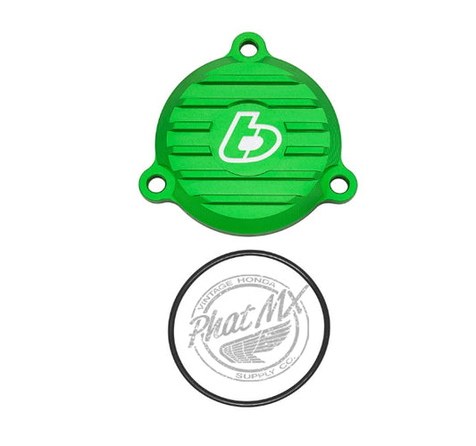 KLX140 Green Billet Oil Filter Cover