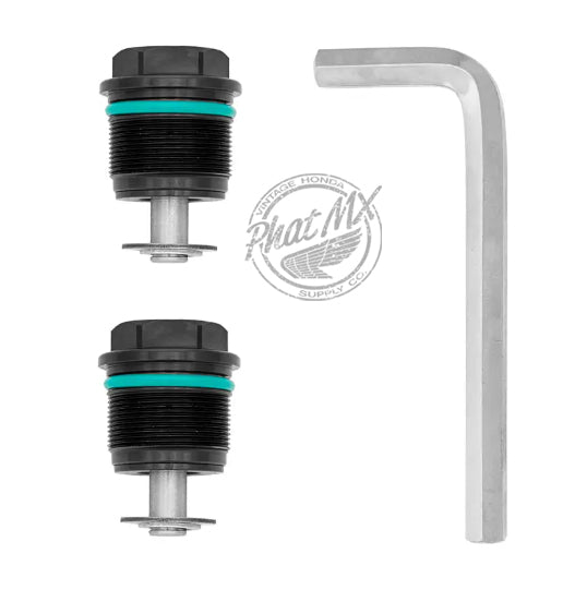 CRF110 Fork Pre Load Cap Black