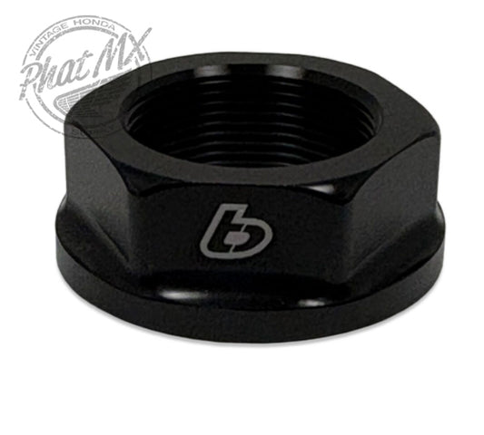 KLX140 Top Clamp Nut Black