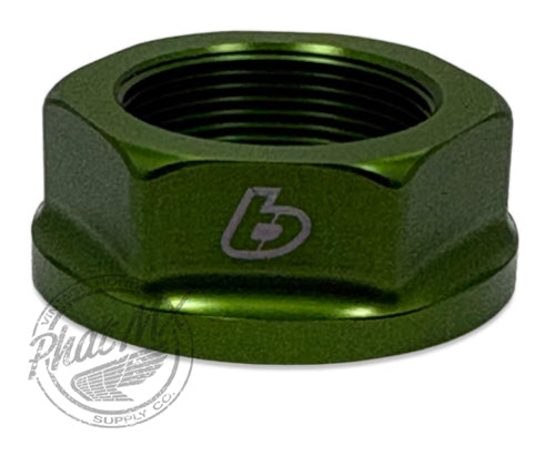 KLX140 Top Clamp Nut Green