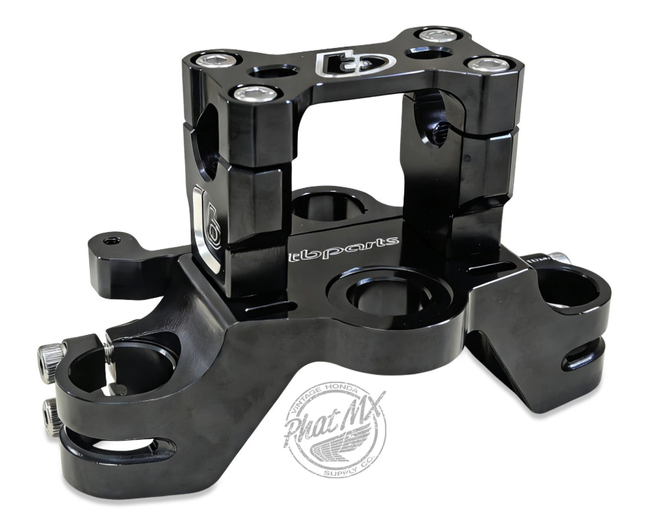 TBparts CRF110 / CRF125  Black CNC Top Clamp