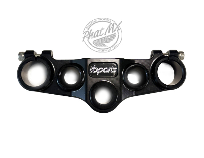 KLX140 CNC Top Clamp Black