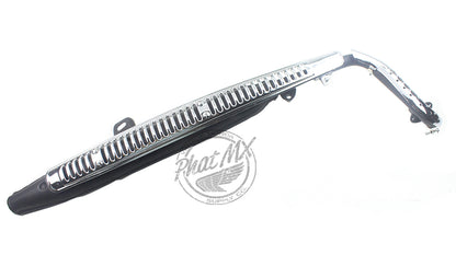 CT70 Reproduction Chrome & Black Exhaust #27
