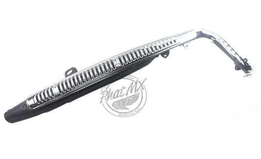 CT70 Reproduction Chrome & Black Exhaust #27