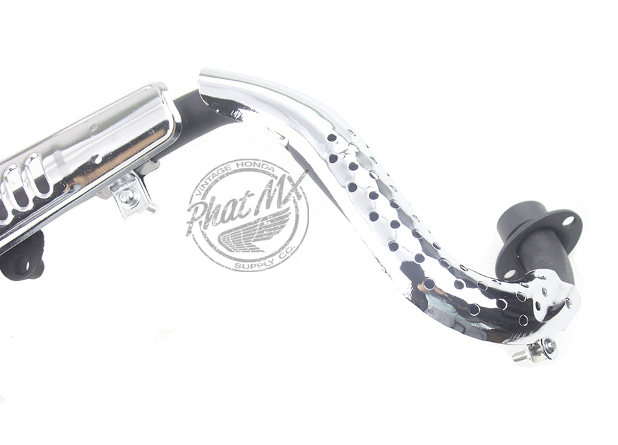CT70 Reproduction Chrome & Black Exhaust #27