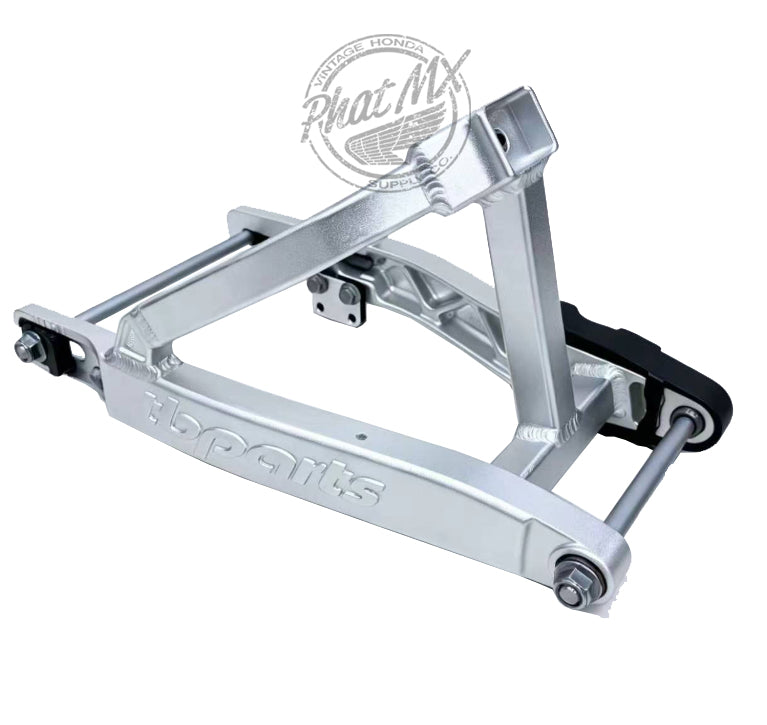 TBparts KLX110 +2" Aluminum Swingarm Kit Silver