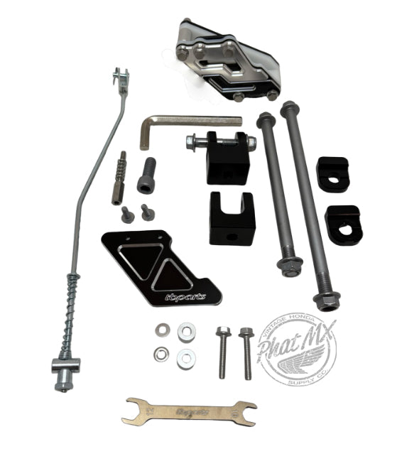 (coming SOON) TBparts CRF110 +2" Aluminum Swingarm Kit Grey