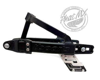 TBparts KLX110 +2" Aluminum Swingarm Kit Black