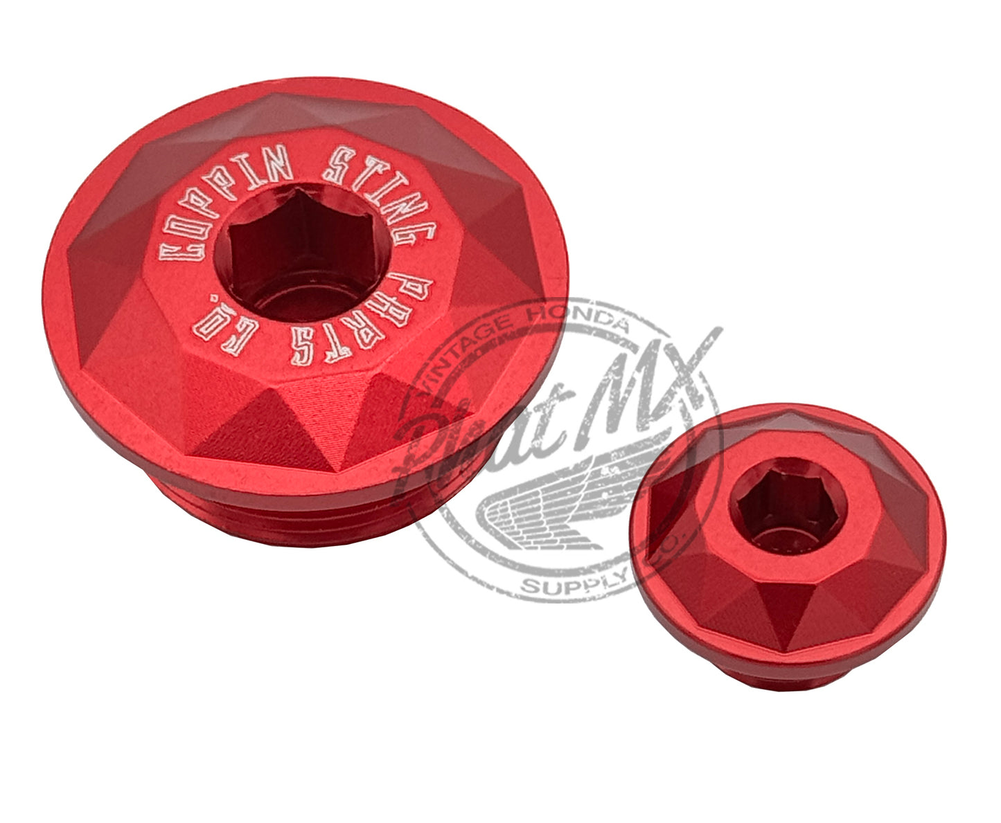 CRF110 Billet Motor Plugs Coppin Sting