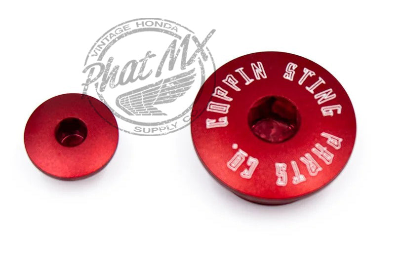 CRF110 Billet Motor Plugs Coppin Sting