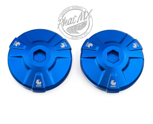 FM TTR110 Tappet Covers Blue