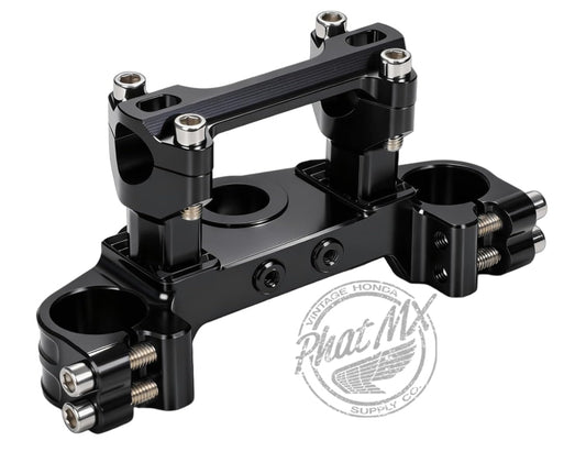 PMX TTR110 Aluminum Top Triple Clamp Black