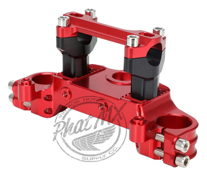 PMX CRF110 Aluminum Top Triple Clamp Red