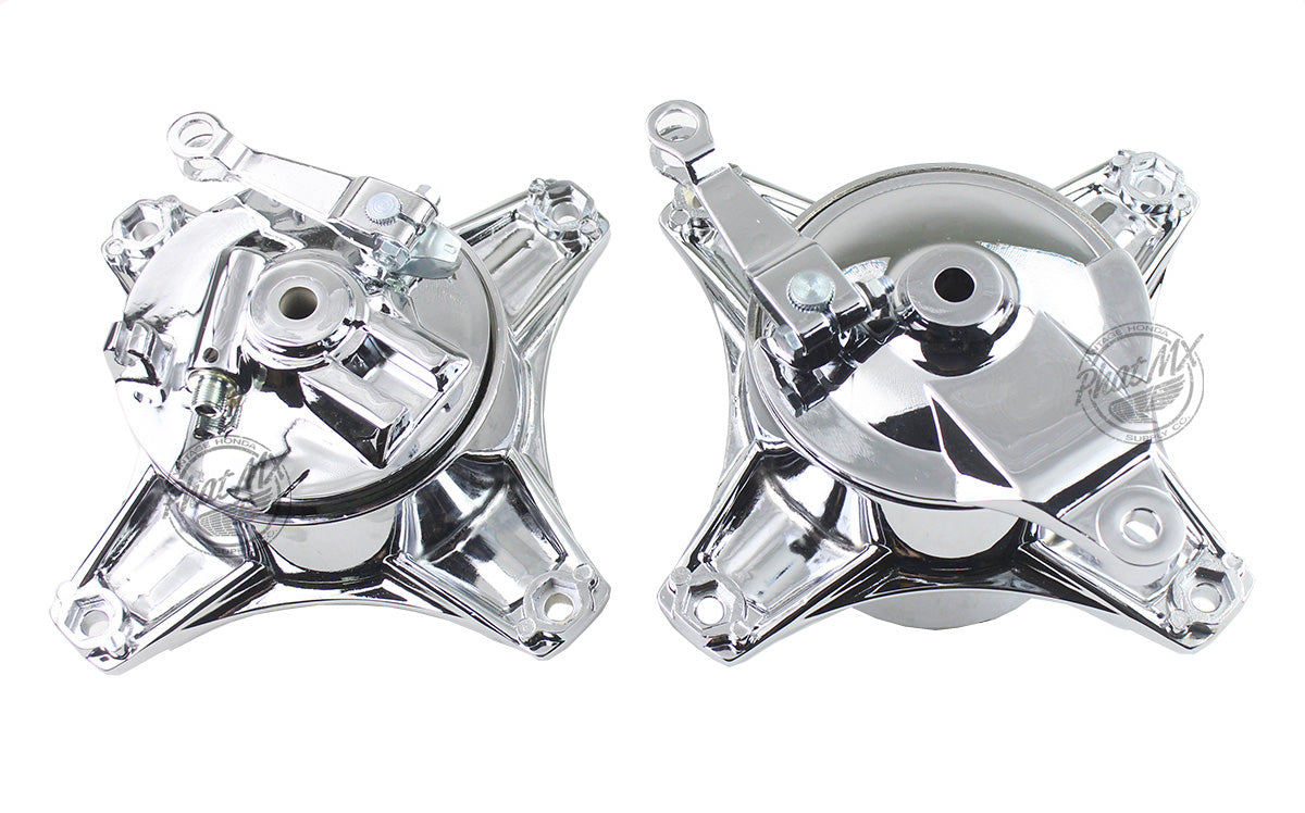 CT70 Chrome Hub Set (F&R)