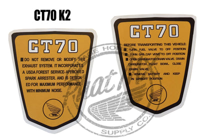 CT70 Aluminum Side Badge