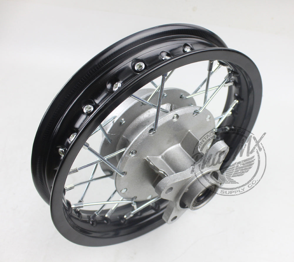 10" XR50 / CRF50 Wheel Set Black