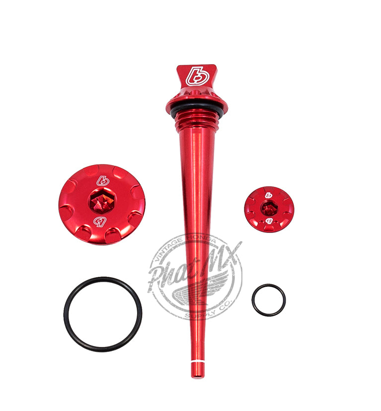 CRF110 Dip Stick & Motor Plug Kit Red