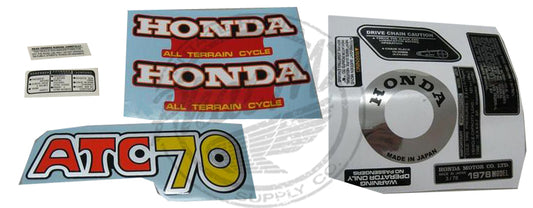 ATC70 1978 Decal Kit